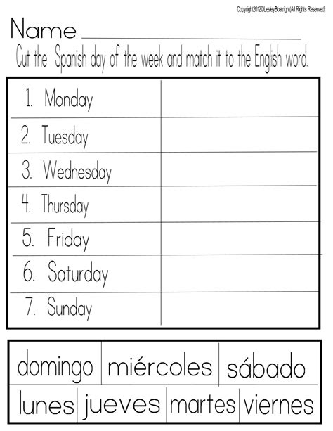 Spanish Handwriting Worksheet Printable Worksheets And Activities For