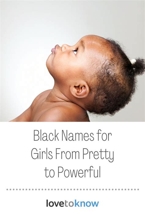 Black Names For Girls From Pretty To Powerful Lovetoknow Baby Girl