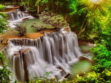 Beautiful Waterfall Thail Desktop Background 498358