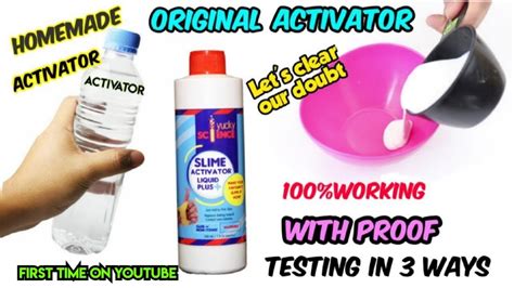 How To Make Slime Activator At Home With Proofhomemade Slimehow To