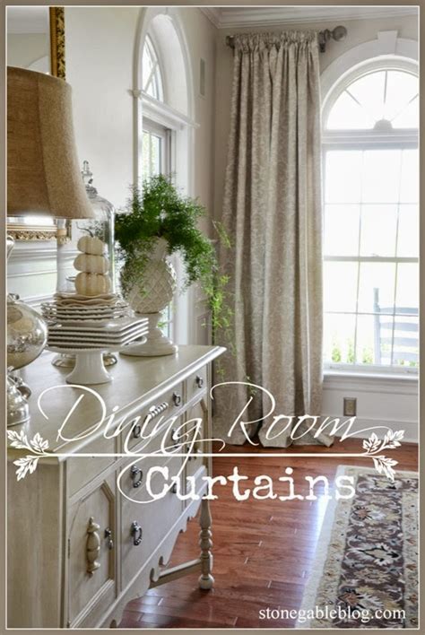 DINING ROOM CURTAINS - StoneGable