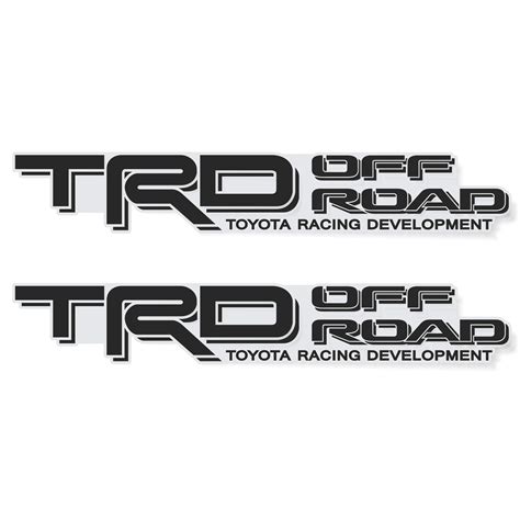Buy Trd Offroad Decals For Tacoma Bed 4x4 Racing Development Sticker