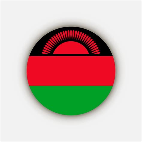 Premium Vector Country Malawi Malawi Flag Vector Illustration