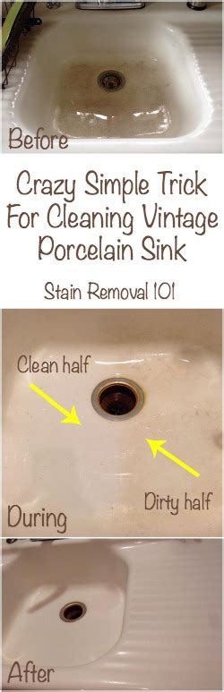 How To Clean Porcelain Sink Simple Easy And Frugal Trick