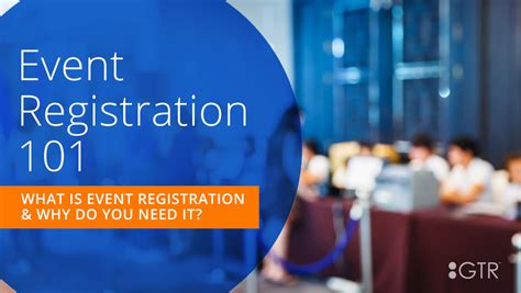 Event Registration Platform Gtr Register™