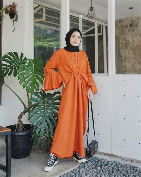 Casual Hijab Outfit Ootd Hijab Hijab Dress Ootd Poses Hijab Fashion