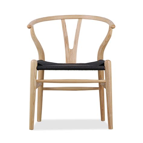 The celebrated y chair, otherwise known as the wishbone chair, is probably the most famous design of wegner. Wishbone CH24 'Y' chair - quality wooden chair