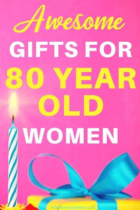 Birthday gifts for her 50 years old. 80th Birthday Gifts for Women - 25 Best Gift Ideas for 80 ...