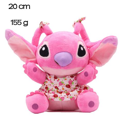 20cm Stitch Tecknad Figur Rosa Mjuk Docka Flicka Plysch Leksak Julklapp