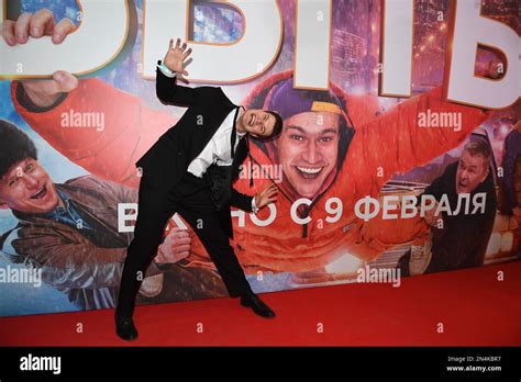 moscow actors oleg gaas at a premiere of the adventure comedy be at caro 11 october movie