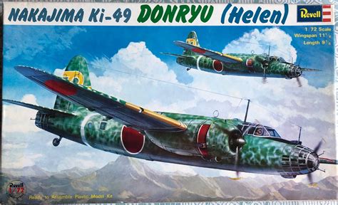 Airplanes Military Rising Decals 172 Nakajima Ki 49 Donryu Helen