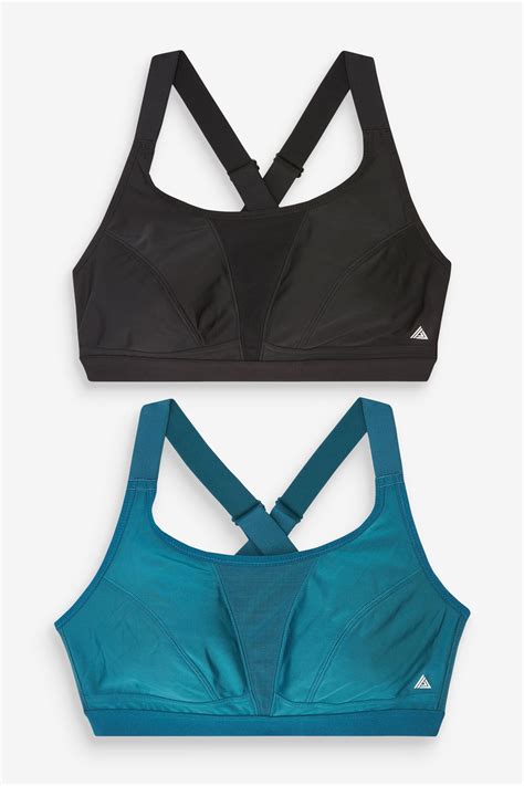 Buy Next Active Sports High Impact Crop Tops 2 Pack From The Next Uk