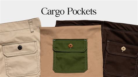 How To Sew Cargo Pockets For Beginners Ga021 Youtube