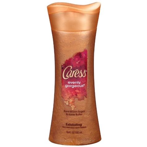 Caress Evenly Gorgeous Exfoliating Body Wash 18 Oz Pack Of 2