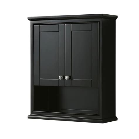Creating A Refined Look With A Black Wall Mounted Bathroom Cabinet