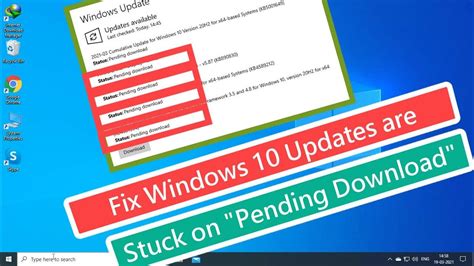 Fix Windows 10 Updates Are Stuck On Pending Download Youtube
