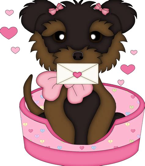 Cute Valentine´s Dogs Clipart Oh My Fiesta In English