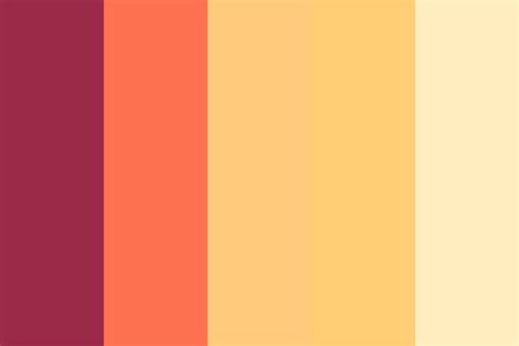 Png Image Of Warm Color Palette