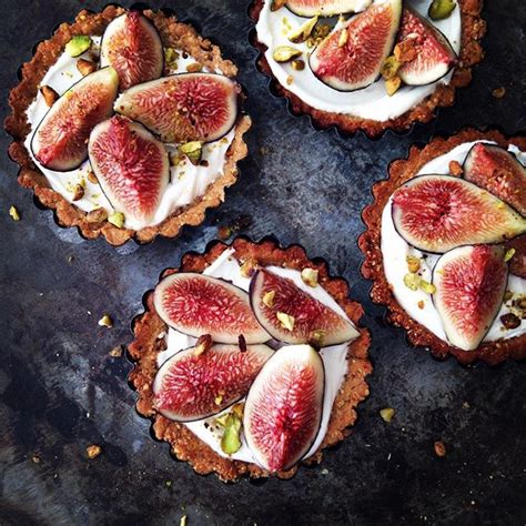 Honey Yogurt Fig Tarts By Beyondsweetandsavory Quick And Easy Recipe