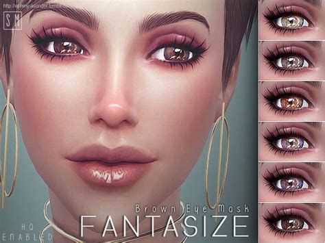 Lana Cc Finds Brown Eye Mask By Screaming Mustard Sims 4 Sims