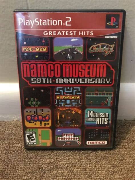 Namco Museum 50th Anniversary Greatest Hits Sony Playstation 2 2005