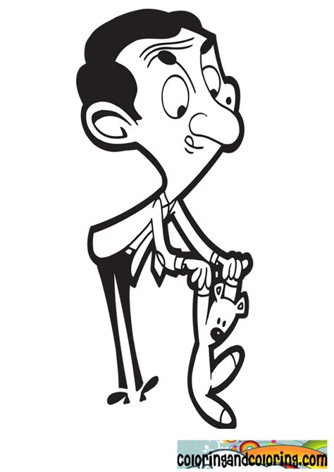 We have a collection of top 45 free printable mr. Mr Bean Coloring Pages Coloring Pages
