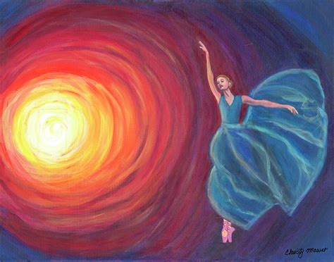 Portal Of Intimate Dance Painting By Christy Mawet