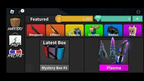 Mm2 Unboxing Gun Box 1 Youtube