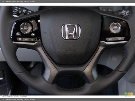 Gray Interior Steering Wheel For The 2019 Honda Pilot Touring