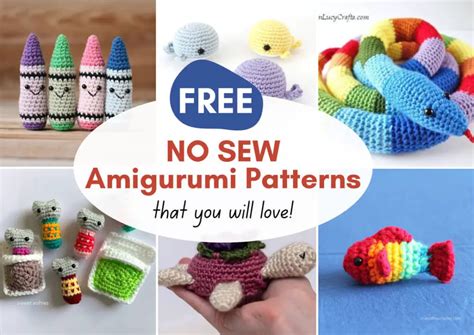 31 Free No Sew Amigurumi Patterns That You Will Love