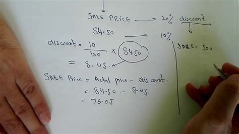 Can you please help me. how to calculate discount percentage.. - YouTube