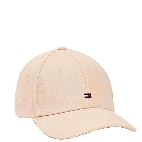 Tommy Hilfiger Pure Cotton Flag Embroidery Pink Baseball Cap Jarrold