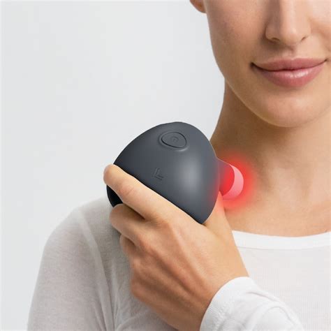 Sharper Image Powerful Vibration Massage Ball With Glowing Led Nodes Mini Vibration Massager