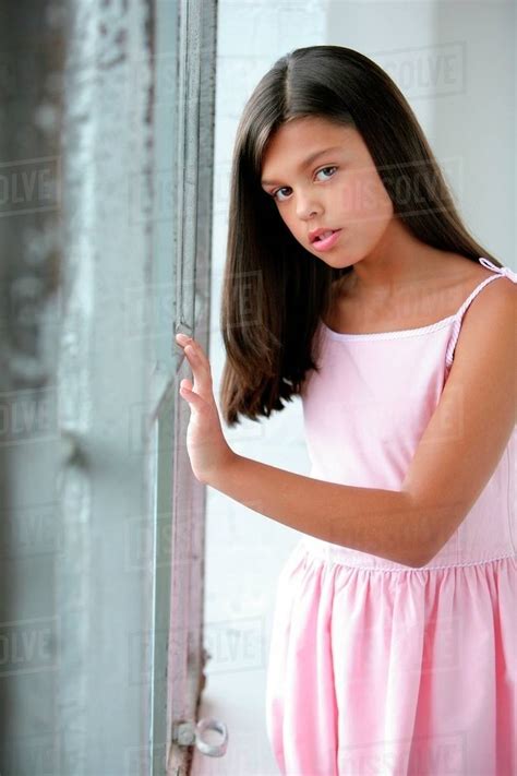 Portrait Of A Preteen Girl Stock Photo Dissolve A