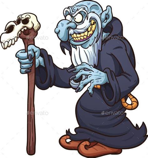 Evil Wizard Evil Cartoon Characters Evil Wizard Illustration Art
