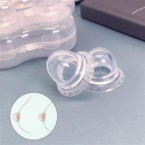 New 2pcs Silicone Nipple Correction Breast Correcting Shell Nursing Cup