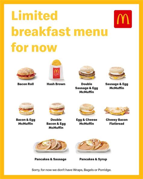 Mcdonalds Breakfast Menu Prices