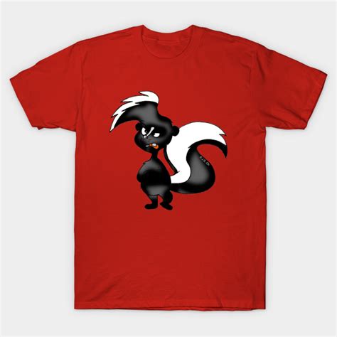 Angry Skunk Cartoon Skunk T Shirt Teepublic