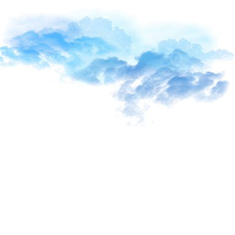 Nubes Azules Realistas Pintadas A Mano Png Nubes Pintadas A Mano 3d