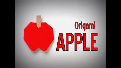 Bikin Apel Dari Kertas Origami - Paimin Gambar