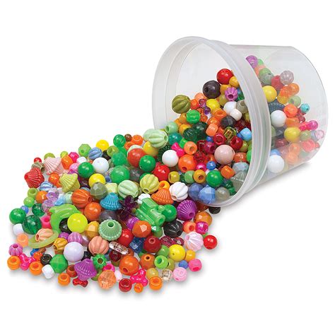Hygloss Assorted Plastic Beads Blick Art Materials