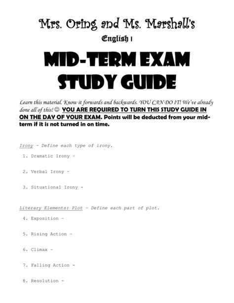 Mid Term Exam