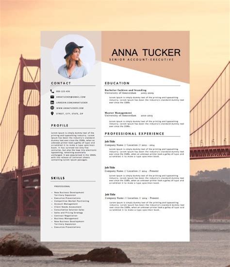 Use as is or easily customize to suit your needs and tastes. Modern Resume Template / CV Template | Professional and ...