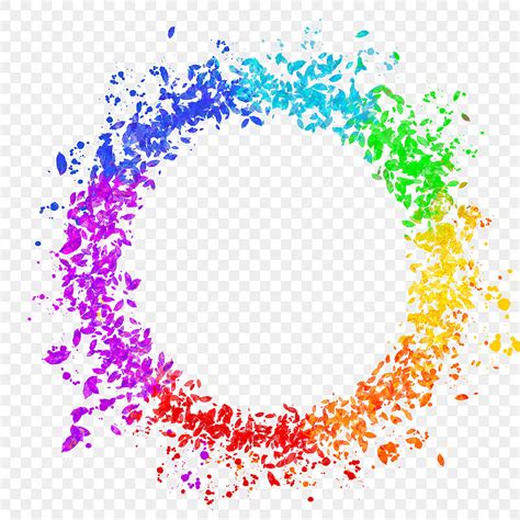 Painted Rainbow Clipart Png Images Watercolor Splash Paint Circle