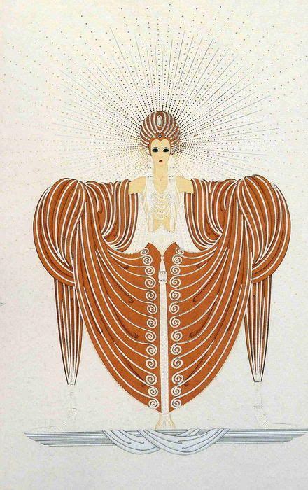 Erté Romain De Tirtoff Celestial Virtues Art Deco Artists Art