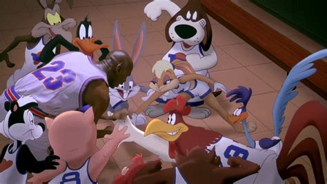 The towering 6'8 lebron can be seen next to bugs bunny's ears in the main poster, as the tallest looney tune still stands at a measly 3'5 or 4 even when including the. Enough with the Monstars — Let's Remake the Space Jam Tune ...