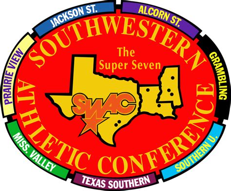 Southwestern Athletic Conference Logo Primary Logo Ncaa Conferences