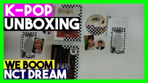 Unboxing Nct Dream We Boom 3rd Mini Album Kpop Unboxing 엔시티드림 케이팝 언박싱