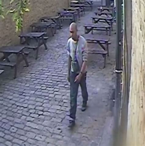 Shocking Cctv Shows Brutal Thug Battering Woman In Pub Garden Before Trying To Strip Her