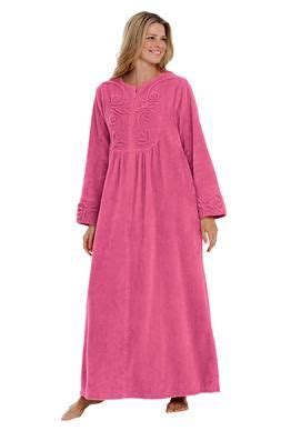 Long Chenille Robe By Only Necessities Plus Size Robes Slippers Woman Within Plus Size